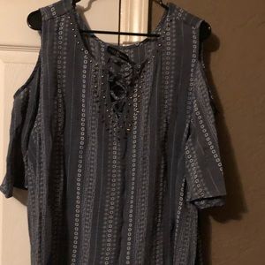 Fred Davis cold shoulder top